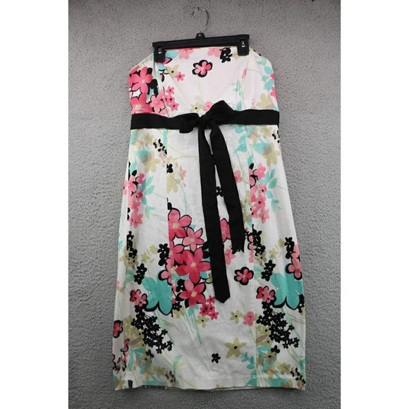 Jonathon Martin Women's Floral Strapless Dress with Cropped Jacket-Size 12 - Picture 5 of 15